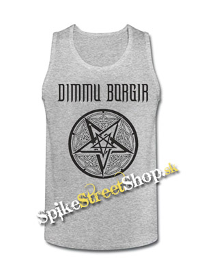 DIMMU BORGIR - Pentagram - Mens Vest Tank Top - šedé