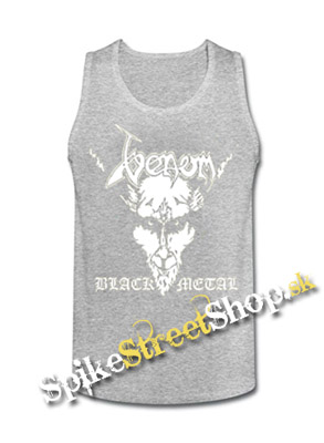 VENOM - Black Metal - Mens Vest Tank Top - šedé