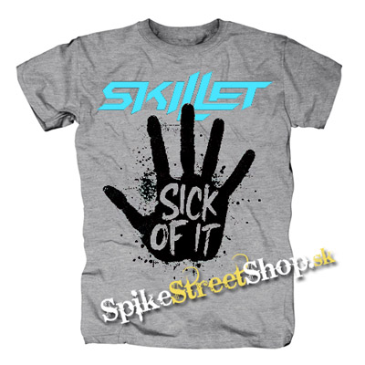 SKILLET - Sick Of It - sivé detské tričko