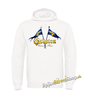 SABATON - Cruise Sweden Flag - biela pánska mikina