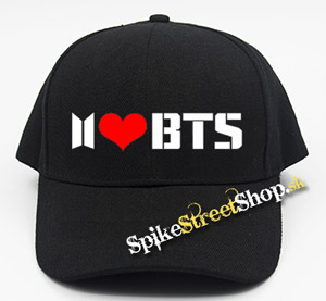 I LOVE BTS - čierna šiltovka (-30%=AKCIA)