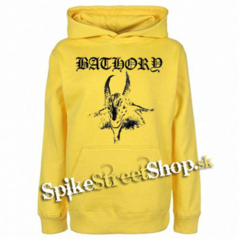 BATHORY - Goat - žltá pánska mikina