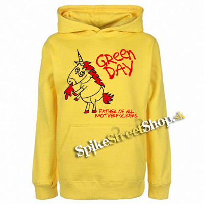 GREEN DAY - Father Of All Motherfuckers Red - žltá pánska mikina