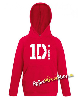 ONE DIRECTION - Logo - červená pánska mikina
