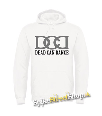 DEAD CAN DANCE - Logo Grey Sign - biela pánska mikina
