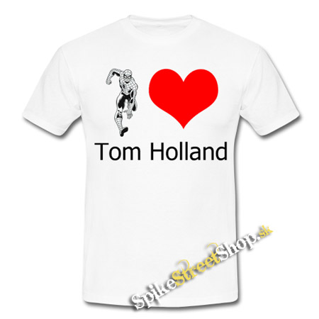 I LOVE TOM HOLLAND - biele pánske tričko