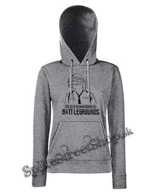 PUBG - Crest - sivá dámska mikina