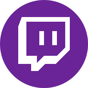 TWITCH - Crest Purple - odznak