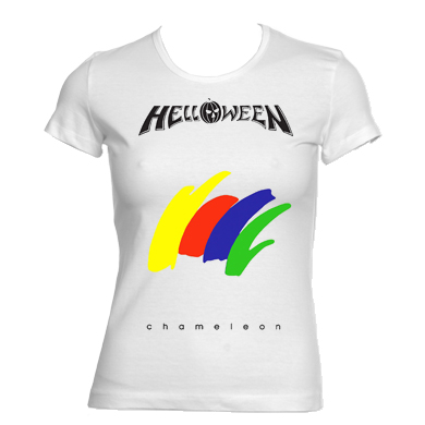 HELLOWEEN - Chameleon - biele dámske tričko