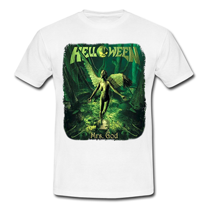 HELLOWEEN - Mrs.God - biele pánske tričko