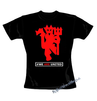 MANCHESTER UNITED - We Are United - čierne dámske tričko