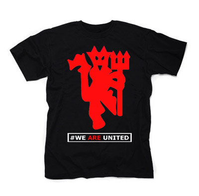 MANCHESTER UNITED - We Are United - čierne detské tričko
