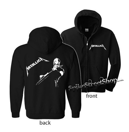 METALLICA - James - mikina na zips