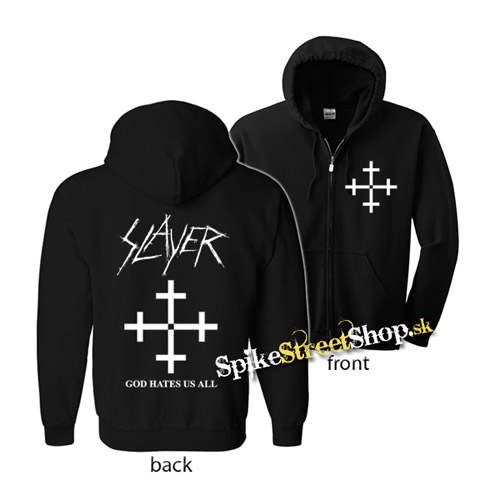 SLAYER - God Hates Us All - mikina na zips