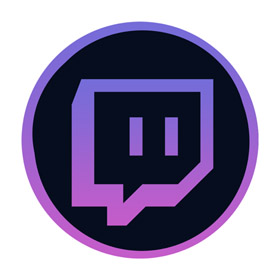 TWITCH - Crest Rainbow - odznak