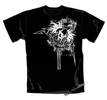 METALLICA - Wings Logo - čierne pánske tričko