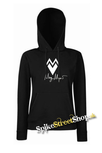 MEG MYERS - Logo & Signature - čierna dámska mikina