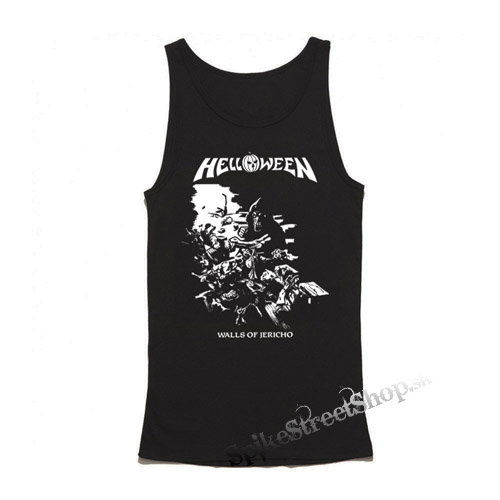 HELLOWEEN - Walls Of Jericho - Mens Vest Tank Top - čierne