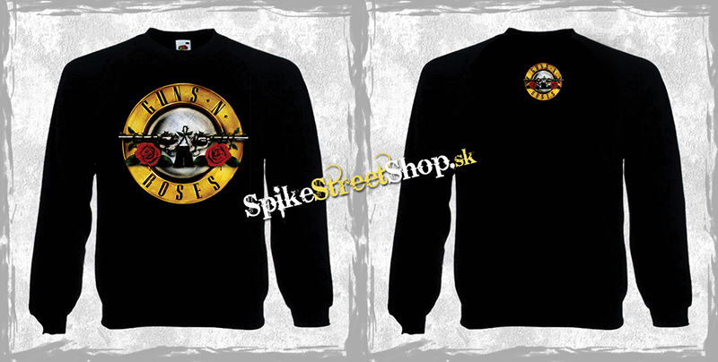 GUNS N ROSES - Classic Logo - mikina bez kapuce