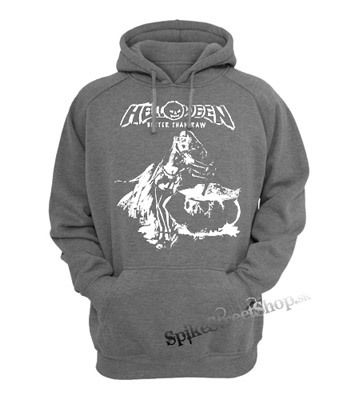 HELLOWEEN - Better Than Raw - šedá pánska mikina