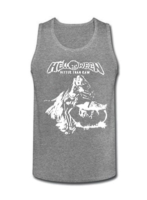 HELLOWEEN - Better Than Raw - Mens Vest Tank Top - šedé