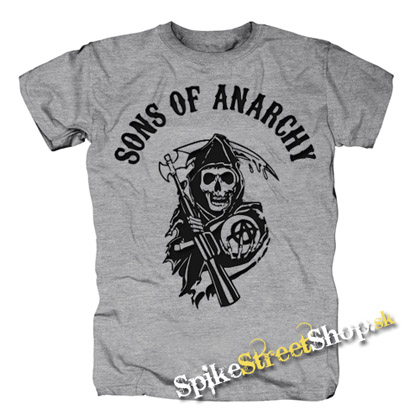 SONS OF ANARCHY - Reaper - sivé pánske tričko