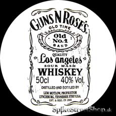 GUNS N ROSES - Old Time - White - odznak