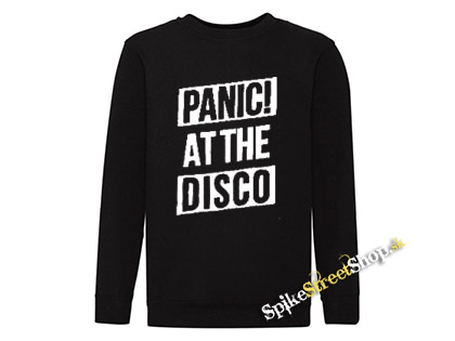 PANIC AT THE DISCO - Big Logo - mikina bez kapuce