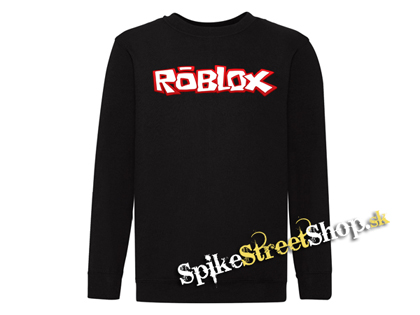 ROBLOX - Logo Red White - mikina bez kapuce
