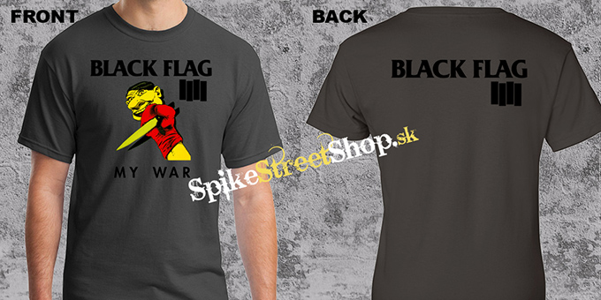 BLACK FLAG - My War - šedé pánske tričko