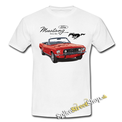 FORD MUSTANG - Legendary Car Collection - biele pánske tričko