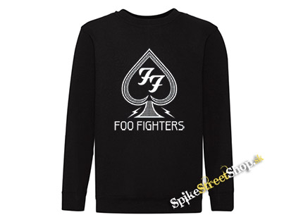 FOO FIGHTERS - Crest - čierna detská mikina bez kapuce