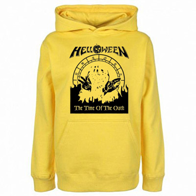HELLOWEEN - Time Of The Oath - žltá pánska mikina