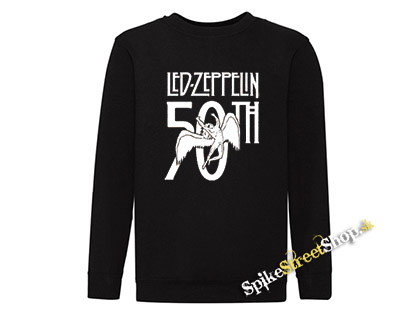 LED ZEPPELIN - Anniversary 50th - čierna detská mikina bez kapuce