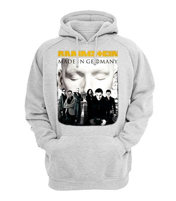 RAMMSTEIN - Made In Germany - sivá detská mikina