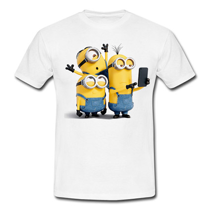 MINIONS - MIMONI - Motív 2 - biele pánske tričko
