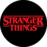 STRANGER THINGS - Red Logo - odznak