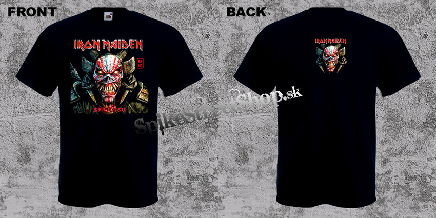 IRON MAIDEN - Senjutsu Eddie Teeth - čierne pánske tričko
