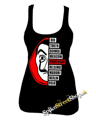 PAPIEROVÝ DOM - LA CASA DE PAPEL - Professor - Ladies Vest Top