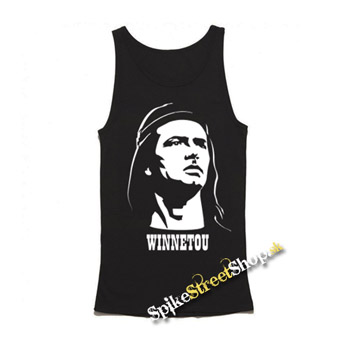 WINNETOU - Mens Vest Tank Top - čierne