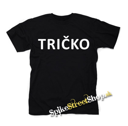 TRIČKO - veselé čierne detské tričko