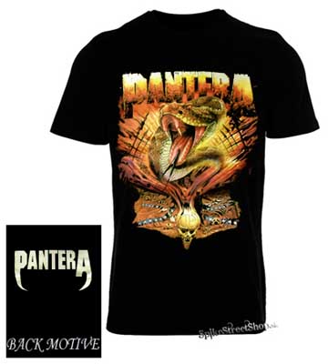 PANTERA - Snake - čierne pánske tričko