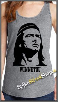 WINNETOU - Ladies Vest Top - šedé
