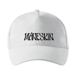 MANESKIN - Logo 2021 - biela šiltovka (-30%=AKCIA)