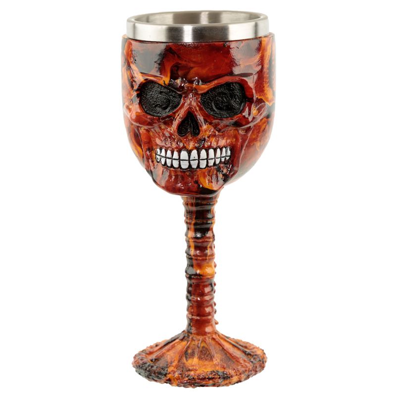 GOTHIC COLLECTION - Lebka Hnedý Mramor - čaša