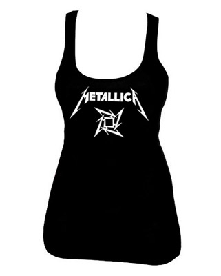 METALLICA - Ninja Logo - Ladies Vest Top