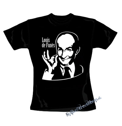 LOUIS DE FUNÉS - čierne dámske tričko