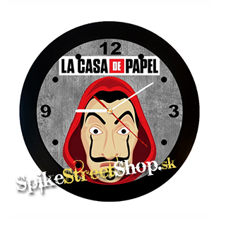 PAPIEROVÝ DOM - LA CASA DE PAPEL - Motive 1 - nástenné hodiny