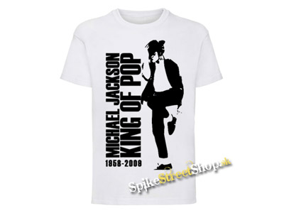 MICHAEL JACKSON - King Of Pop - biele detské tričko