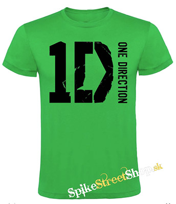 ONE DIRECTION - Logo - zelené pánske tričko